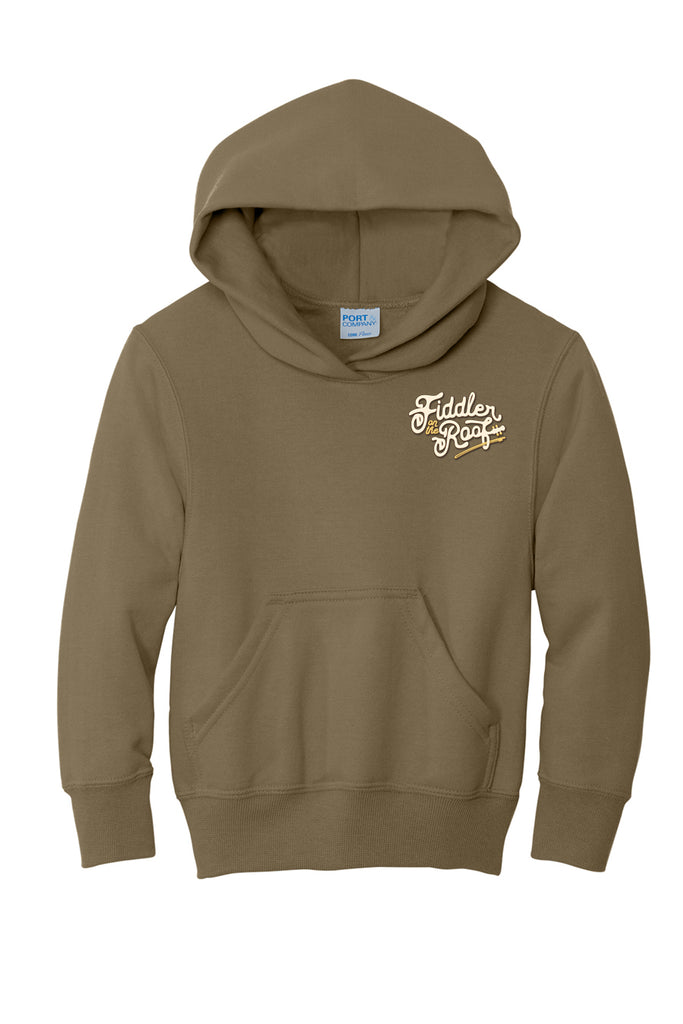 Fiddler - Youth Pullover Sweatshirt - Coyote Brown - PC90YH
