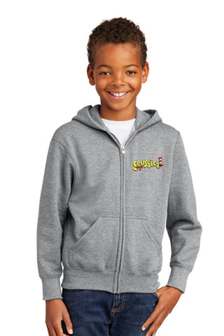 SEUSSICAL 2024 - Youth Full Zip-Up Sweatshirt - Athletic Heather - PC90YZH