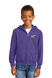 Charlie & The Chocolate Factory - Youth Full Zip-Up Sweatshirt - Purple - PC90YZH