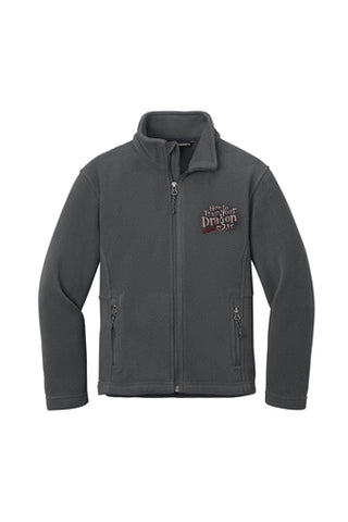 How to Train Your Dragon - Youth Fleece Jacket - Iron Grey - Y217
