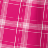 LEGALLY BLONDE - Oversized Flannel Short - Pink Carnegie Plaid - BU6703